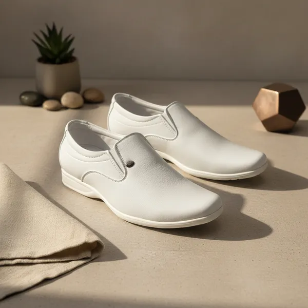 Flex_White_Slip-On_for_Men