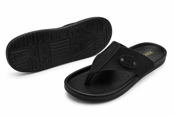 Pure_Black_Thong_Slippers