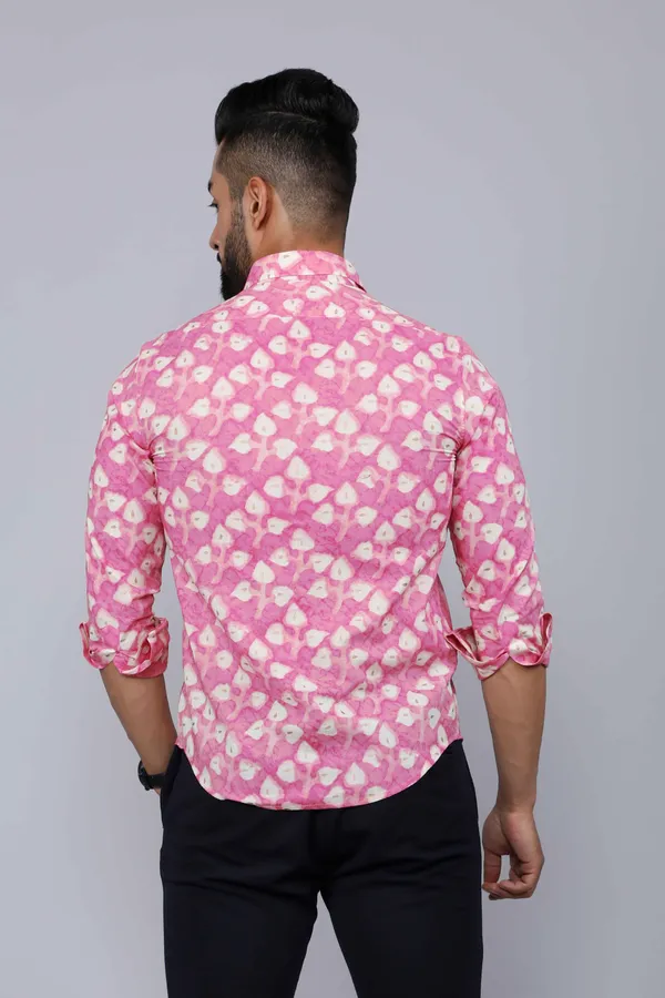 Men's_Pink_Print_Comfort_Cotton_Festive_Shirt_-_Doriyan