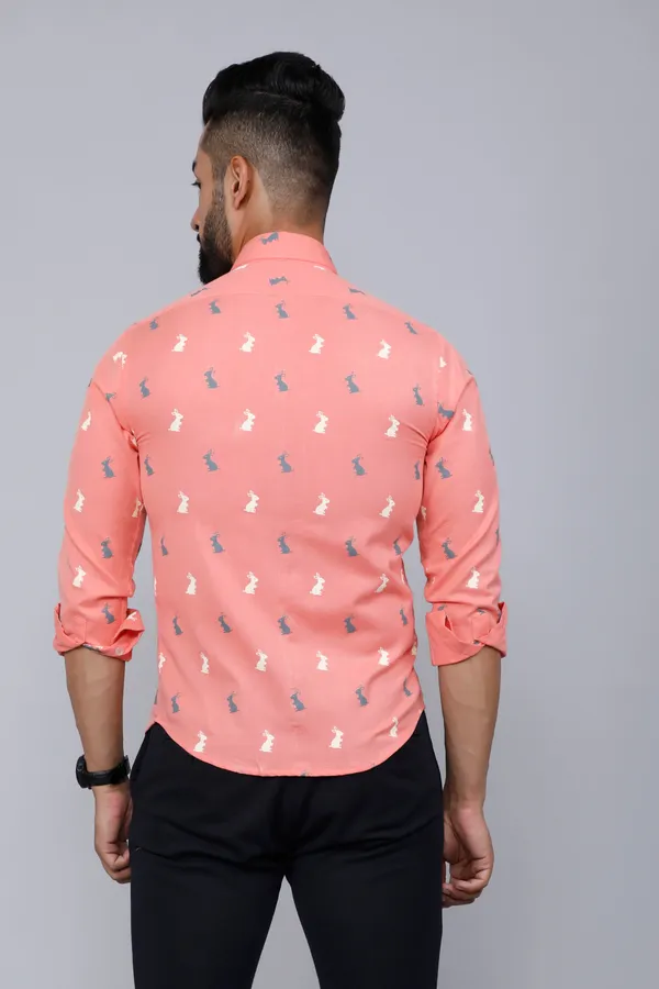 Men's_Peach_Spread_Collar_Animal_Print_Partywear_Shirt_-_Doriyan