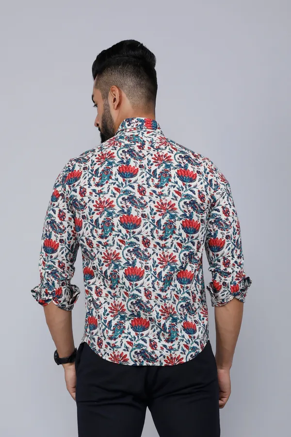 Men's_Multi-Colour_Floral_Print_Partywear_Shirt_-_Doriyan