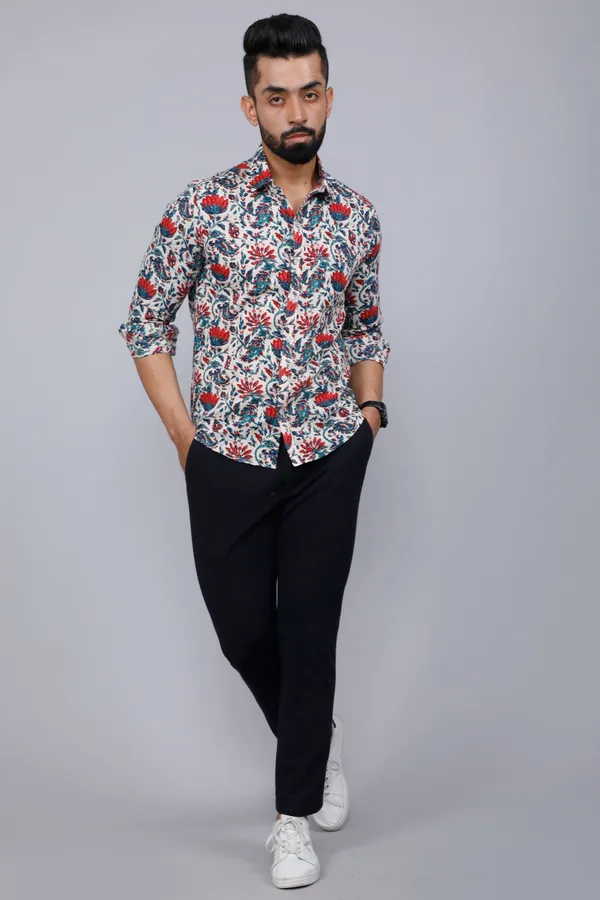 Men's_Multi-Colour_Floral_Print_Partywear_Shirt_-_Doriyan