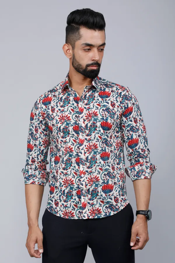 Men's_Multi-Colour_Floral_Print_Partywear_Shirt_-_Doriyan