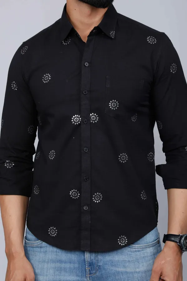 Men's_Black_Pure_Cotton_Floral_Print_Casual_Shirt_-_Doriyan