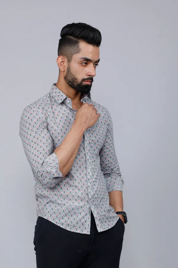 Men's_Blue_Pure_Cotton_Handblock_Floral_Print_Shirt_-_Doriyan