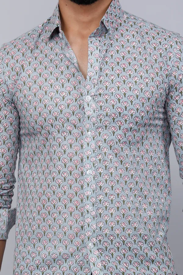 Men's_Blue_Pure_Cotton_Handblock_Floral_Print_Shirt_-_Doriyan