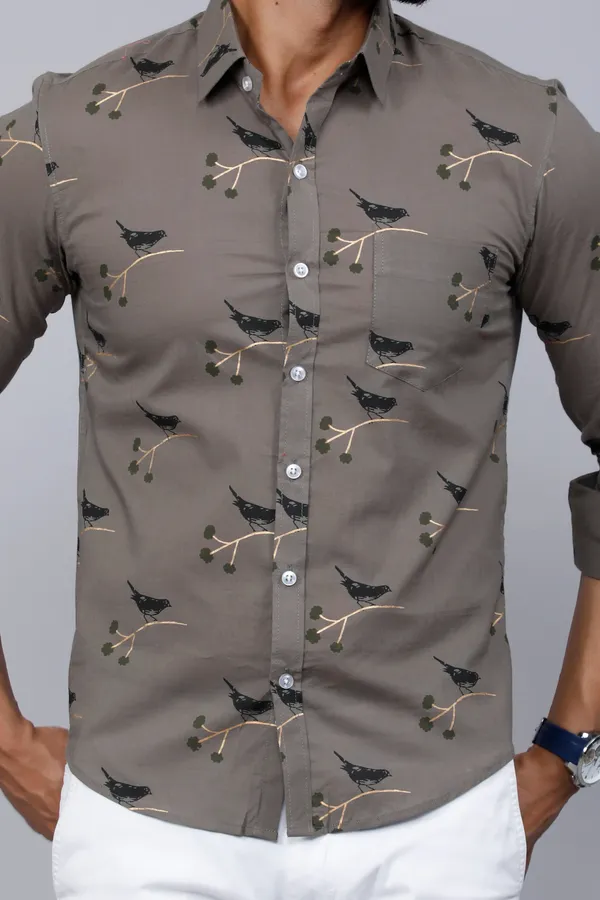Men's_Grey_Floral_Print_Casual_Shirt_-_Doriyan