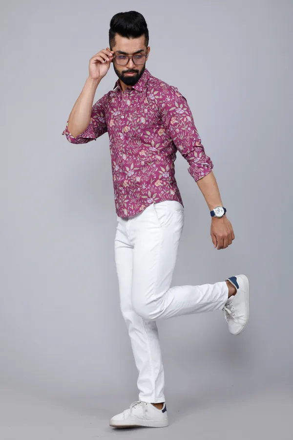 Men's_Purple_Comfort_Foral_Printed_Casual_Cotton_Shirt_-_Doriyan