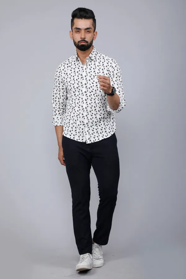 Men's_White_Spread_Collar_Bird_Print_Casual_Shirt_-_Doriyan