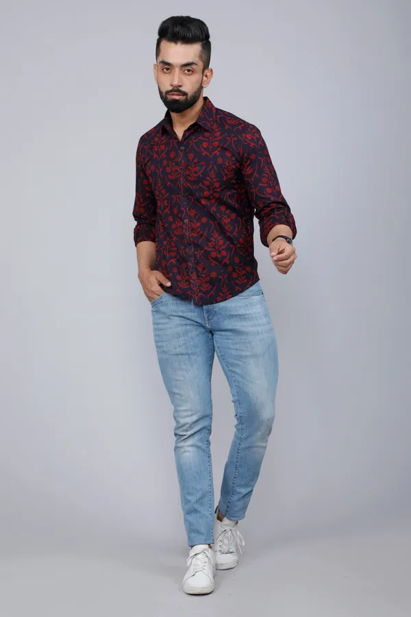 Men's_Maroon_Floral_Printed_Casual_Full_Sleeves_Cotton_Shirt_-_Doriyan