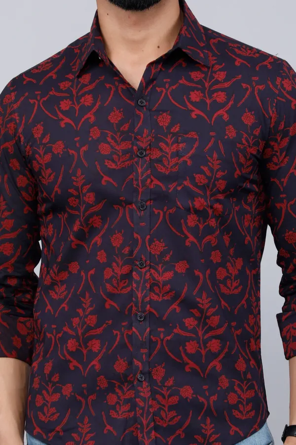 Men's_Maroon_Floral_Printed_Casual_Full_Sleeves_Cotton_Shirt_-_Doriyan