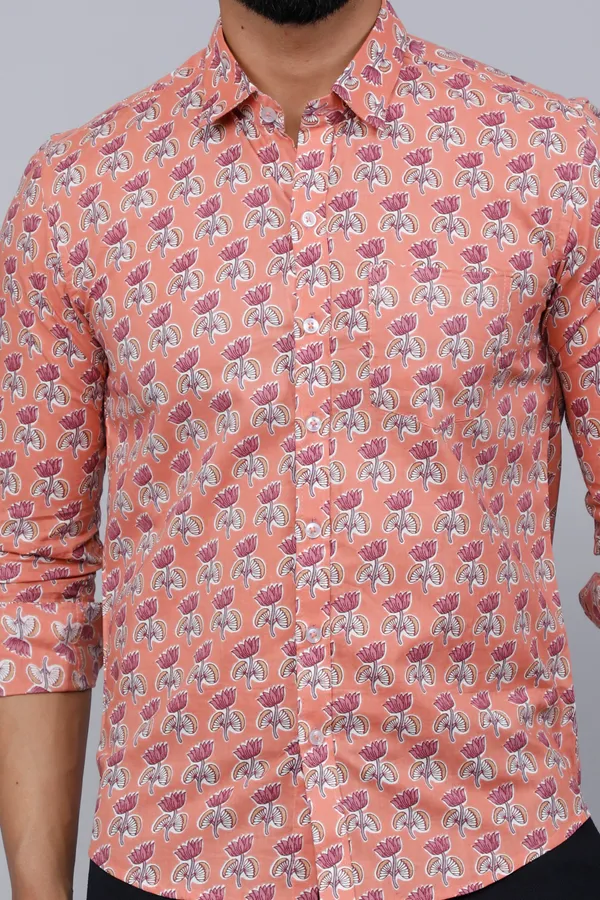 Men's_Peach_Spread_Collar_Floral_Print_Casual_Shirt_-_Doriyan