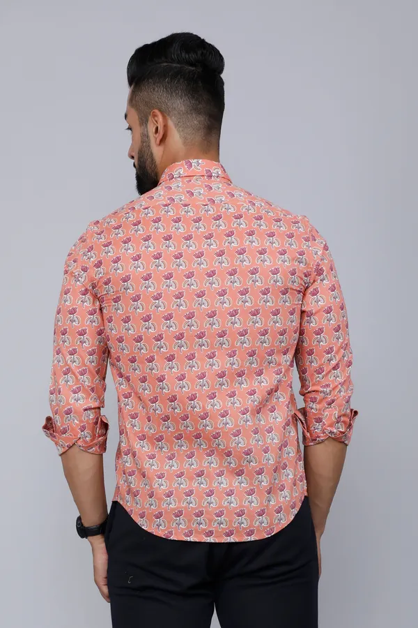 Men's_Peach_Spread_Collar_Floral_Print_Casual_Shirt_-_Doriyan