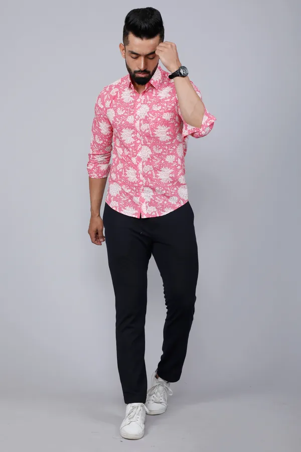 Men's_Pink_Floral_Print_Comfort_Cotton_Casual_Shirt_-_Doriyan