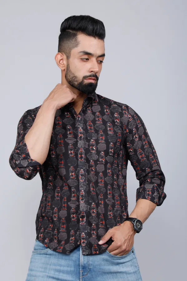 Men's_Black_Slim_Fit_Full_Sleeves_Shirt_-_Doriyan