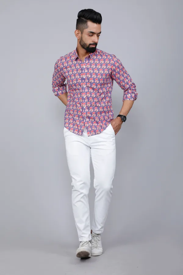 Men's_Purple_Floral_Design_Stylish_Casual_Cotton_Shirt_-_Doriyan