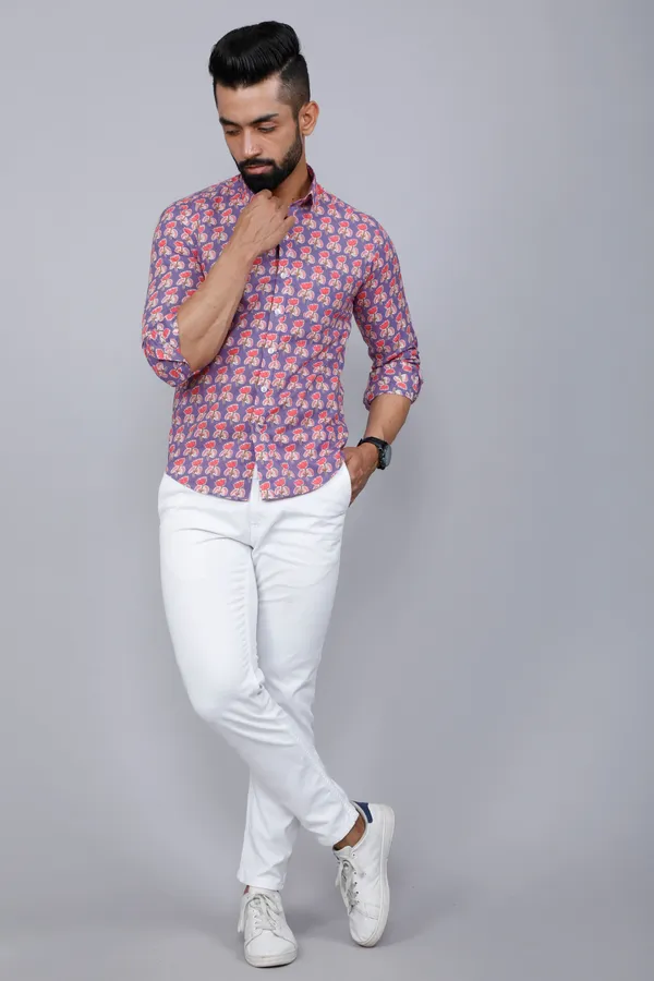 Men's_Purple_Floral_Design_Stylish_Casual_Cotton_Shirt_-_Doriyan