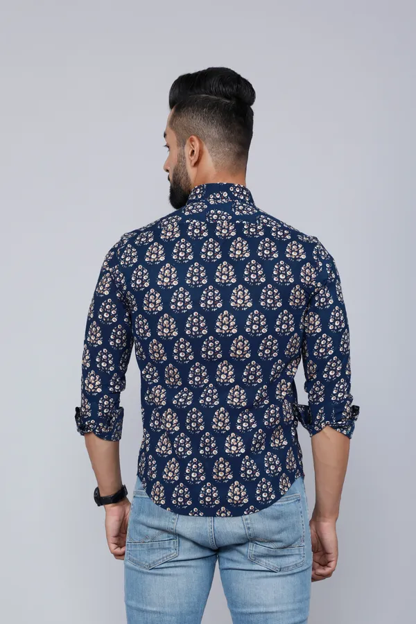 Men's_Blue_Floral_Print_Full_Sleeve_Casual_Shirt_-_Doriyan