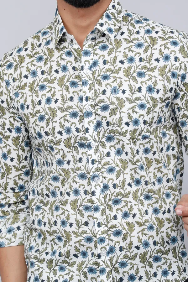 Men's_White_&_Blue_Floral_Print_Cotton_Regular_Fit_Shirt_-_Doriyan