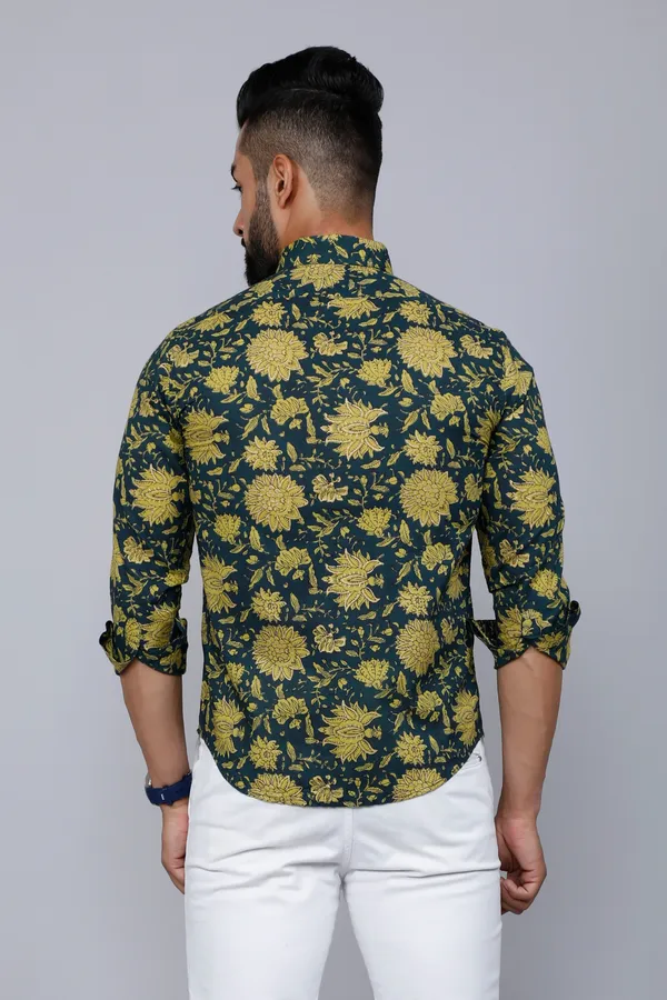 Men's_Cotton_Printed_Full_Sleeve_Slim_Fit_Spread_Neck_Green_Shirt_-_Doriyan
