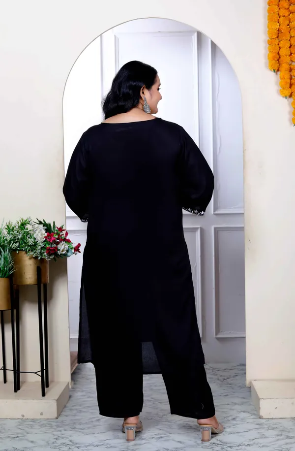 Doriyan_Womenns_Plus_Size_Black_Embroidery_Straight_Kurta_with_Palazzo_and_Dupatta_Set