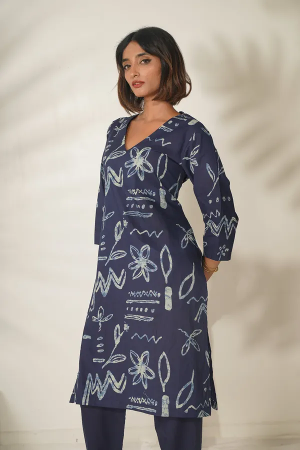 Doriyan_Womens_Abstract_Printed_Cotton_Blue_Co-Ord_Set