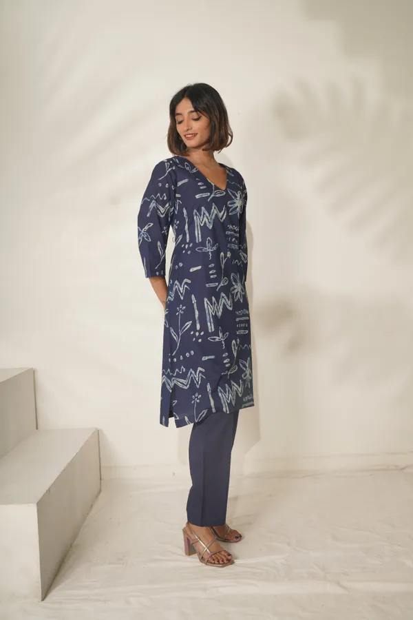 Doriyan_Womens_Abstract_Printed_Cotton_Blue_Co-Ord_Set