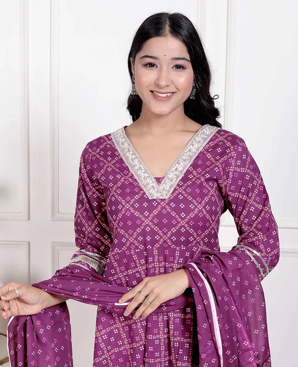 Doriyan_Women's_Bandhani_embroidred_ethnic_Anarkali_Kurta_and_Dupatta