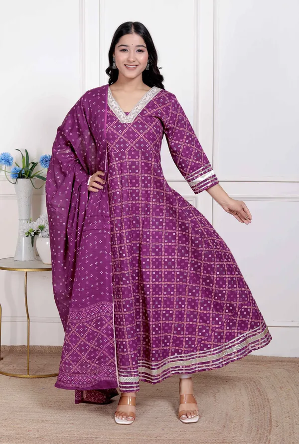 Doriyan_Women's_Bandhani_embroidred_ethnic_Anarkali_Kurta_and_Dupatta