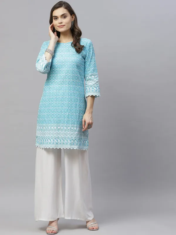 Doriyan_Womens_Blue_Ethnic_Motifs_Embroidered_Chikankari_Straight_Kurti