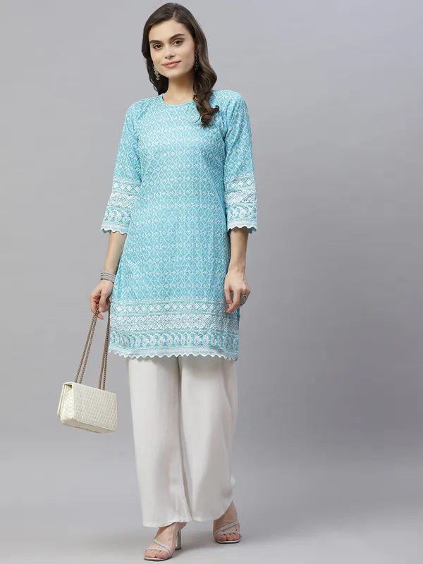 Doriyan_Womens_Blue_Ethnic_Motifs_Embroidered_Chikankari_Straight_Kurti