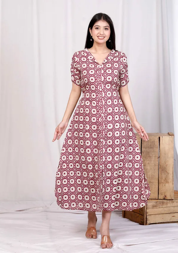 Doriyan_Womens_Cotton_Floral_Printed_Cream_A-Line_Maxi_Dress_with_Buttons