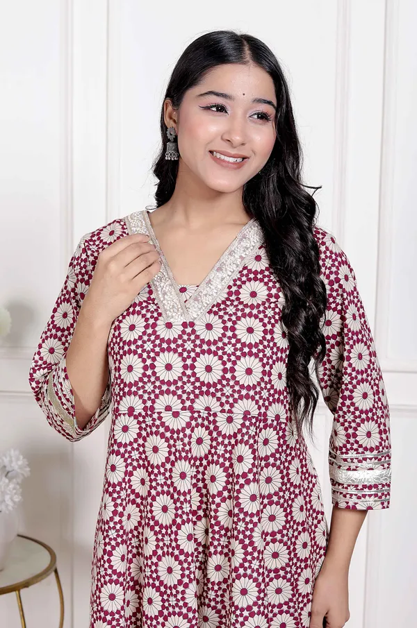 Doriyan_Women's_Cream_Embroidered_Cotton_Anarkali_Kurta_and_Dupatta