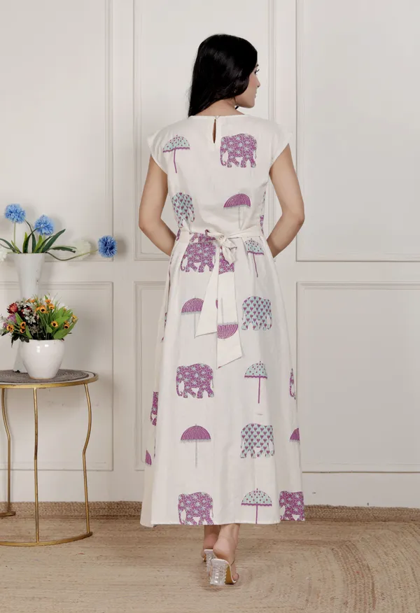 Doriyan_Womens_Off-White_Animal_printed_Asymmetric_neck_A-line_Maxi_dress