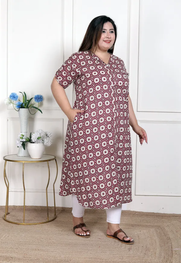 Doriyan_WOMENS_Plus_Size_Cotton_Floral_Printed_Cream_A-Line_Kurta_with_Buttons