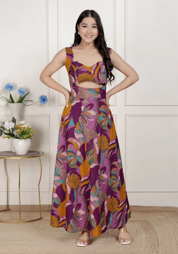 Doriyan_Womens_Purple_Pure_Cotton_Floral_Printed_Sleeveless_Cut_Out_Western_Dress