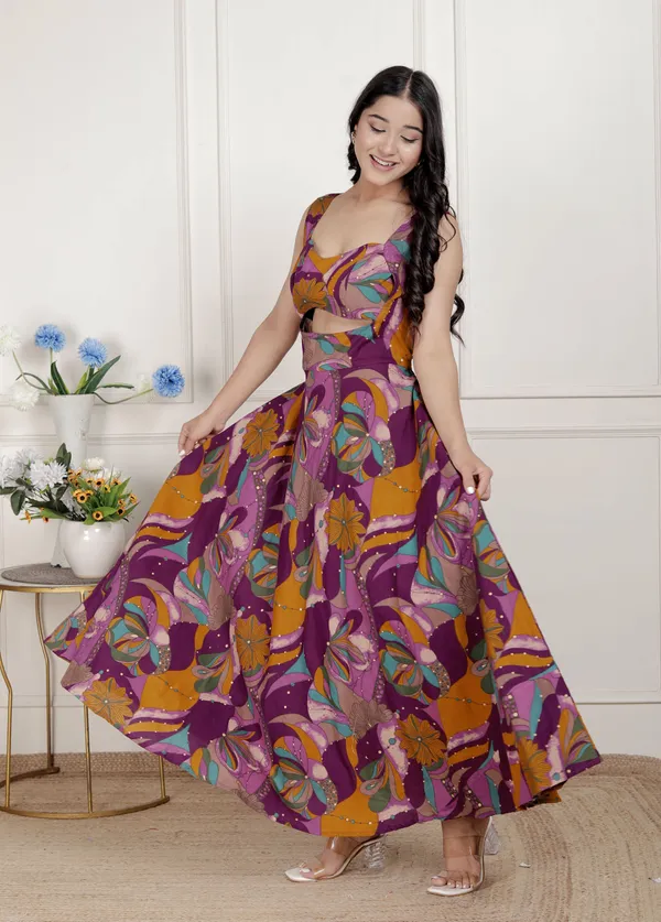 Doriyan_Womens_Purple_Pure_Cotton_Floral_Printed_Sleeveless_Cut_Out_Western_Dress