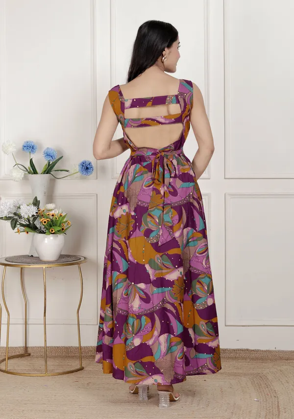 Doriyan_Womens_Purple_Pure_Cotton_Floral_Printed_Sleeveless_Cut_Out_Western_Dress