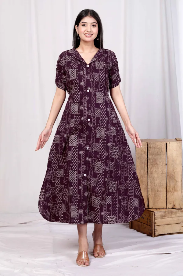 Doriyan_Womens_Wine_Mandarin_Neck_Floral_Printed_A-Line_Party_wear_Maxi_Dress