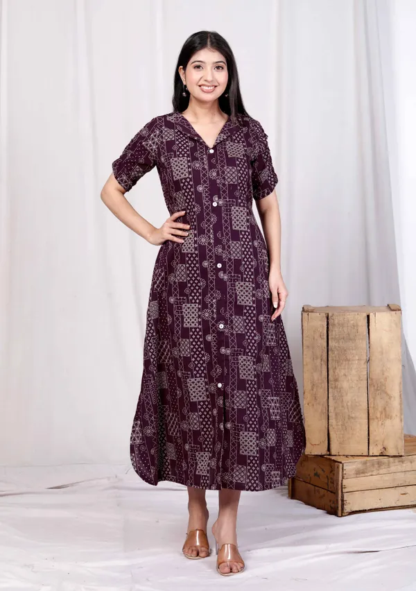 Doriyan_Womens_Wine_Mandarin_Neck_Floral_Printed_A-Line_Party_wear_Maxi_Dress