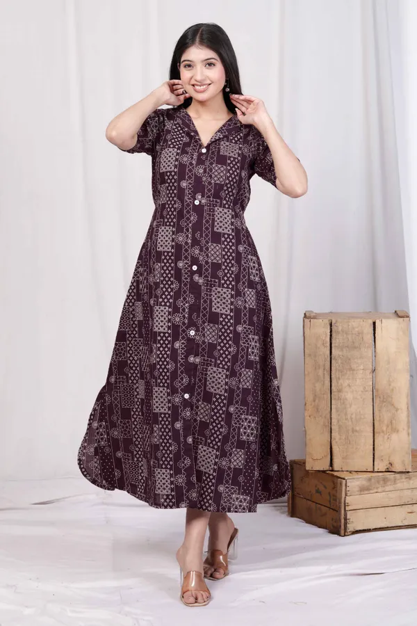 Doriyan_Womens_Wine_Mandarin_Neck_Floral_Printed_A-Line_Party_wear_Maxi_Dress
