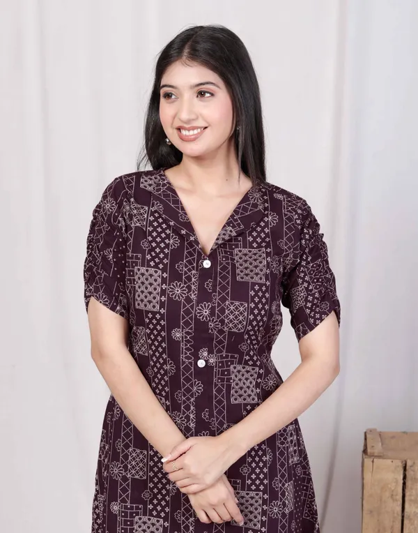Doriyan_Womens_Wine_Mandarin_Neck_Floral_Printed_A-Line_Party_wear_Maxi_Dress