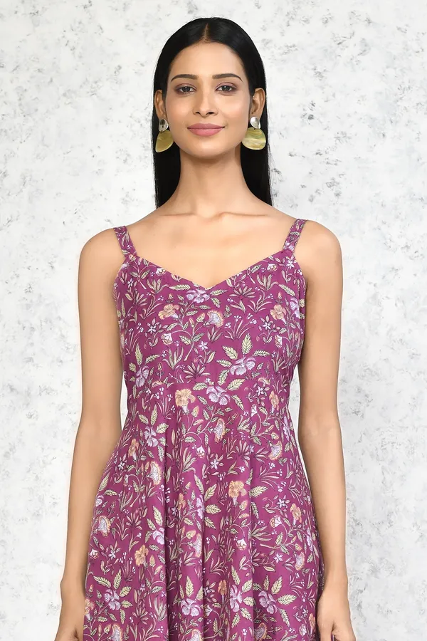 Women's_Purple_Floral_Printed_Shoulder_Strap_Midi_Dress_-_Doriyan