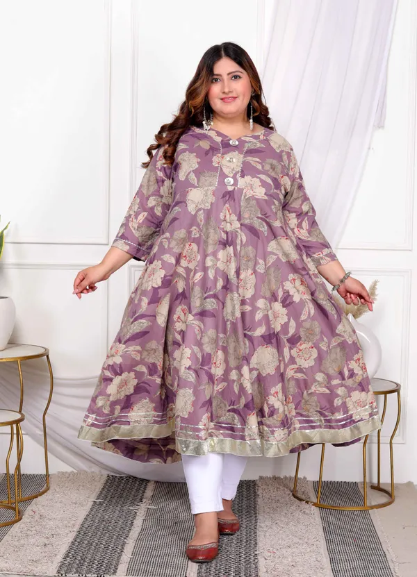 Women's_Plus_Size_Purple_Flower_Printed_With_Beautiful_Lace_Border_Details_Anarkali_Kurta_-_Doriyan