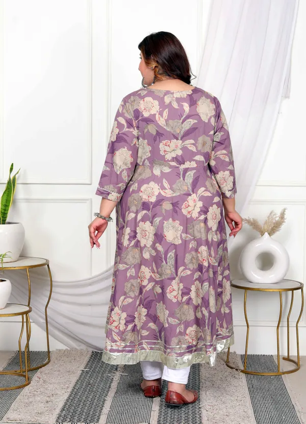 Women's_Plus_Size_Purple_Flower_Printed_With_Beautiful_Lace_Border_Details_Anarkali_Kurta_-_Doriyan