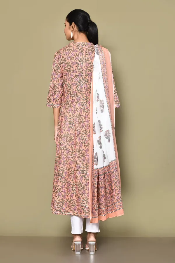 Women's_Surpassing_Orange_Partywear_Floral_Printed_Anarkali_Kurta_DupattaÃ‚_-_Doriyan