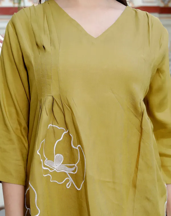 Women's_Mehandi_Solid_Co-Ord_Set_-_Doriyan