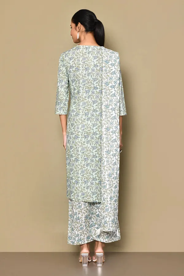 Women's_Floral_Printed_Angrakha_Pure_Cotton_Kurta_With_Palazzo_&_Dupatta_Set_-_Doriyan