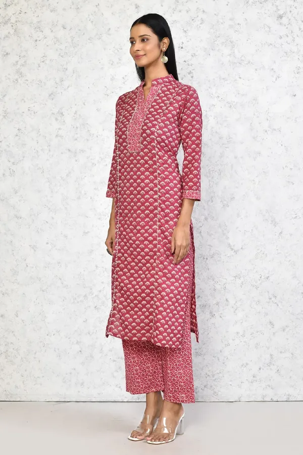 Women's_Floral_Printed_Cotton_Kurta_With_PalazzoÃ‚_-_Doriyan