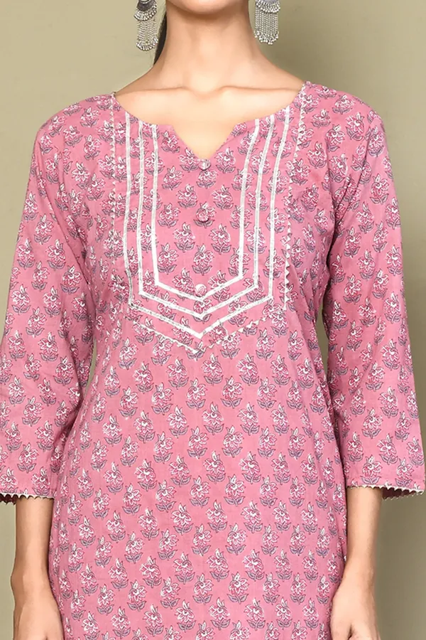 Women's_Cotton_Floral_Print_Straight_Kurta_And_Palazzo_Set_-_Doriyan